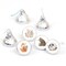 Big Dot of Happiness Mini Woodland Animals Party Stickers, Forest Baby Shower Candy Sticker Favors - Small Labels Fit Chocolate Candy (1 Sheet of 108)